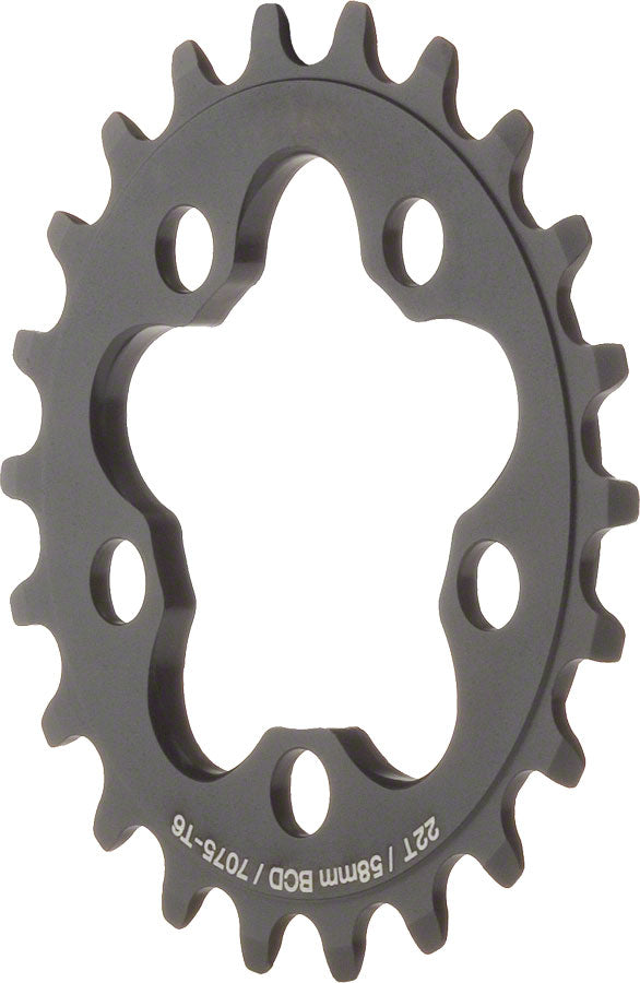 Dimension 22Tx58mm Inner Chainring Blk
