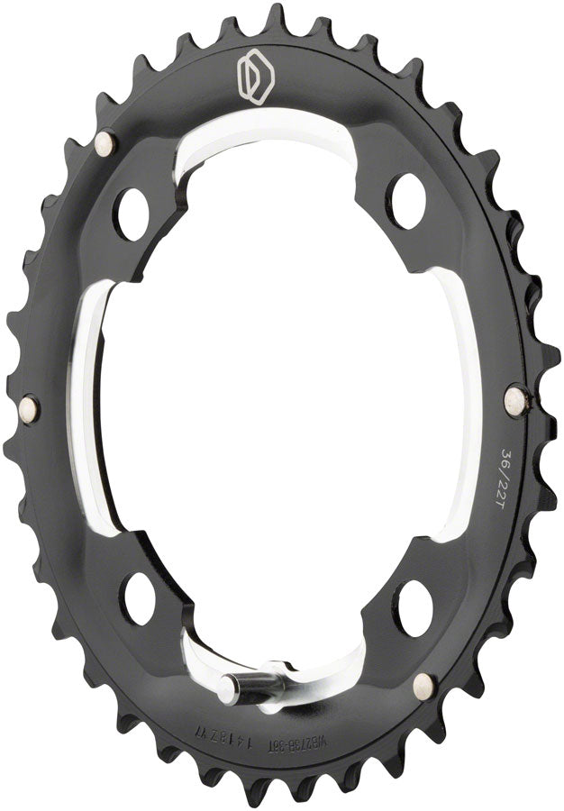 Dimension 36t x 104mm Middle Chainring Silver