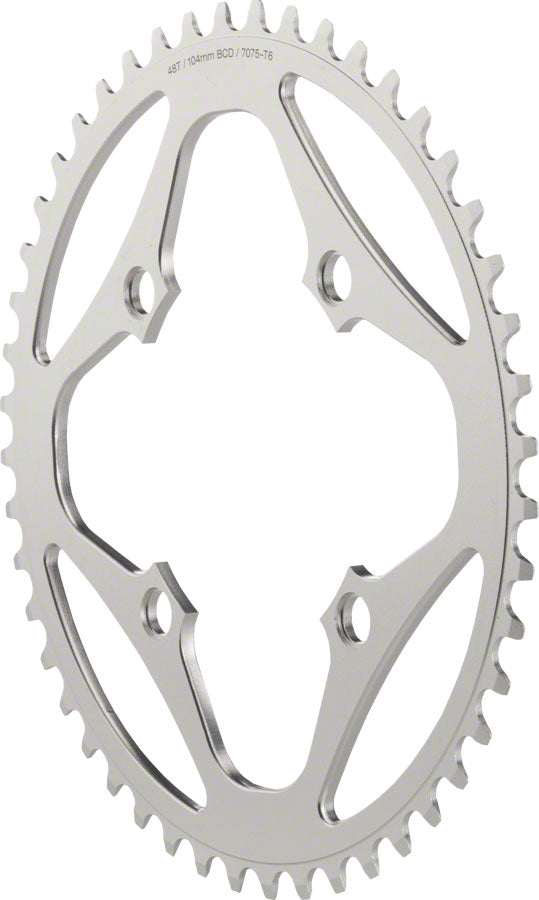 Dimension 42t x 104mm Outer Chainring Silver