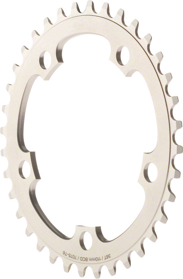 DIMENSION 36T X 110MM CHAINRING SILVER