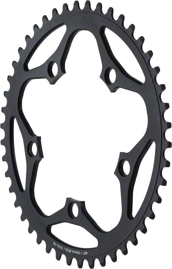 DIMENSION 48T X 110MM OUTER CHAINRING BLACK
