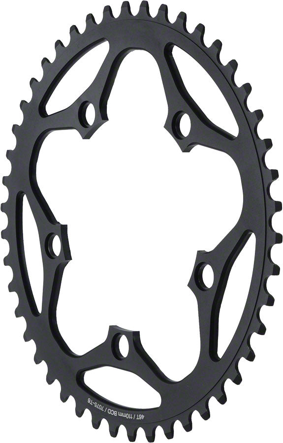 Dimension 50t x 110mm Outer Chainring Black