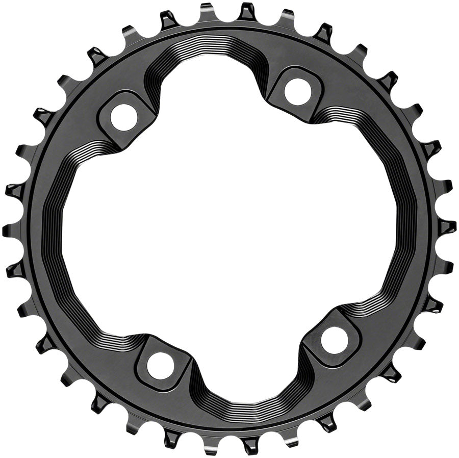 absoluteBLACK Round 96 BCD Asymmetric Chainring for Shimano XT M8000/SLX M7000