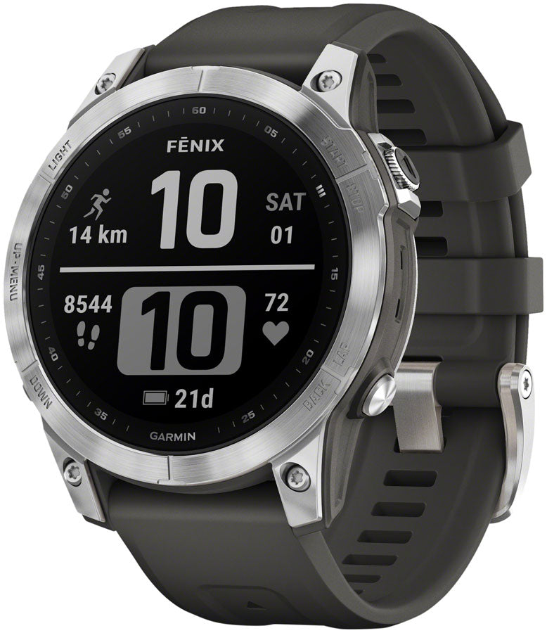 Garmin fenix 7 Standard Ed Silver || Graphite Band 47mm – Incycle