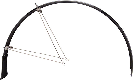Planet Bike Cascadia ALX 26" x 1.0-1.5" Rear Recumbent Fender: Each, Black