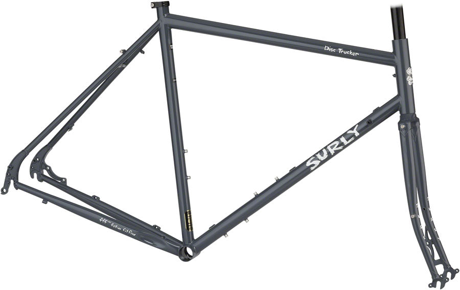 Surly Disc Trucker 700c Bituminous Gray Frame – Incycle Bicycles