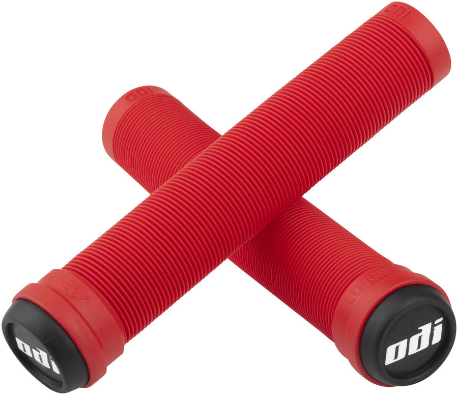 ODI Longneck SLX Grips Flangeless 160mm Bright Red