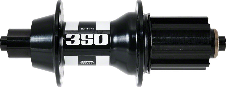 DT Swiss 350 Rear Hub - QR x 130mm, 32h, Campagnolo Freehub, Black