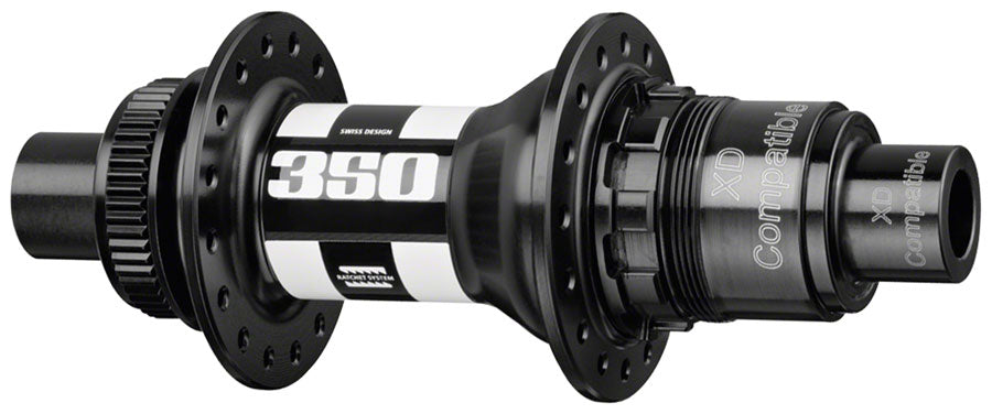 DT Swiss 350 Rear Hub - 12 x 148mm, Center-Lock, XD, Black/White, 28H, 18pt
