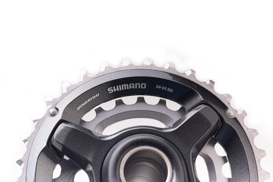Shimano Deore XT FC-M8000-2 Crankset 180mm 11-Speed 34/24 BB Hollowtech II W/O BB
