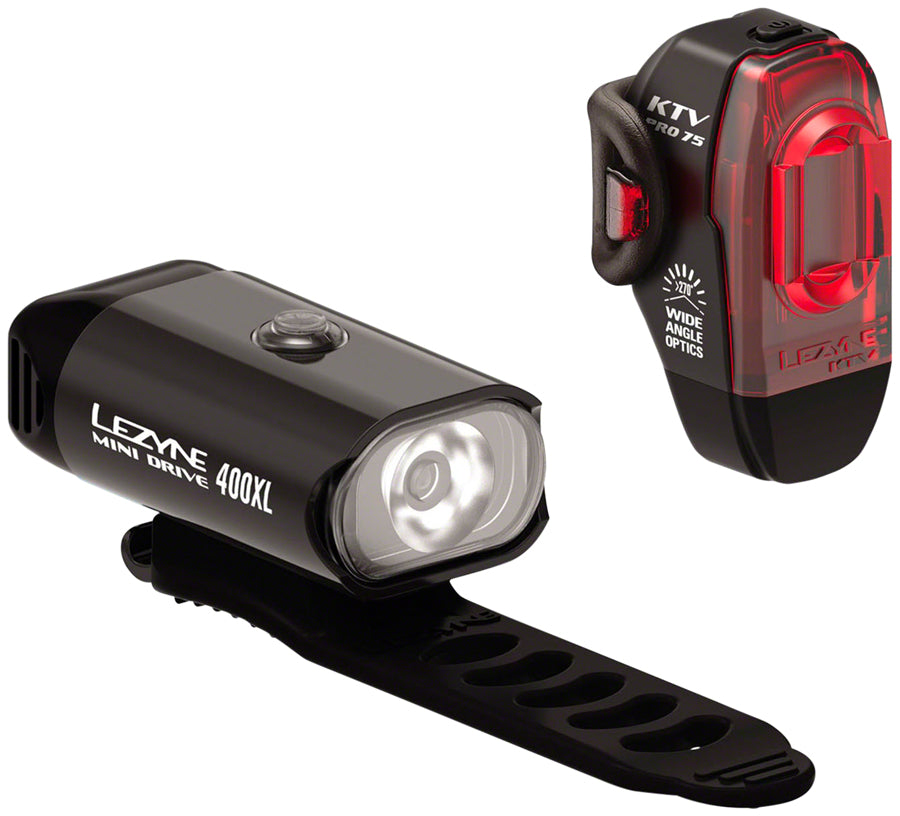 Lezyne Mini Drive 400/KTV Pro Light Set