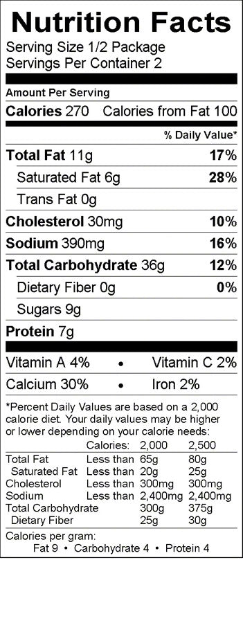 Backpacker's Pantry Creme Brulee