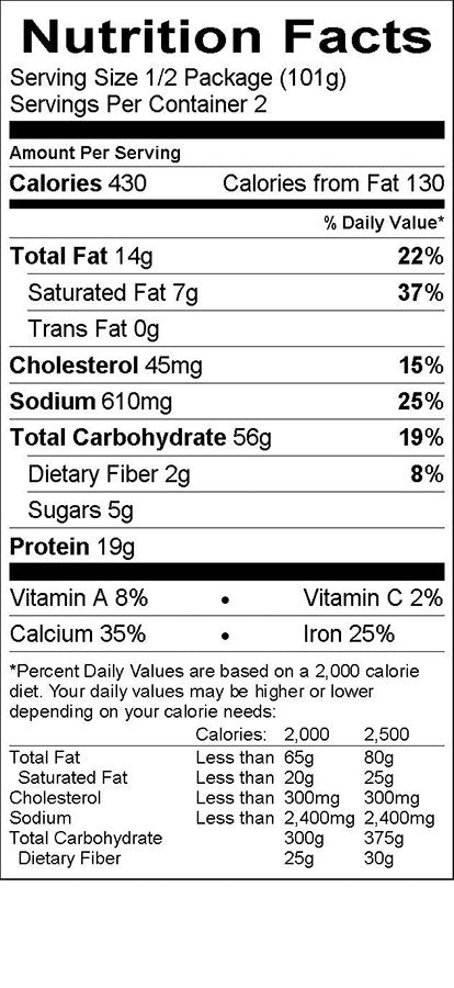 Backpacker's Pantry Three Cheese Mac and Cheese