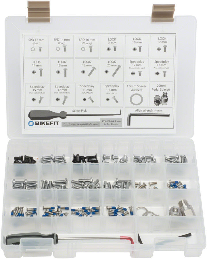 BikeFit Cleat Screw Kits