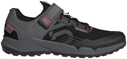 FIVE TEN TRAILCROSS CLIP-IN SHOE - MEN'S CORE BLACK/GREY THREE/RED 10.5