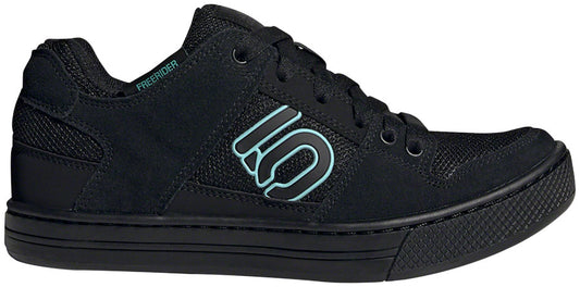 Five Ten Freerider Flat Shoe - Women's, Core Black / Acid Mint / Core Black