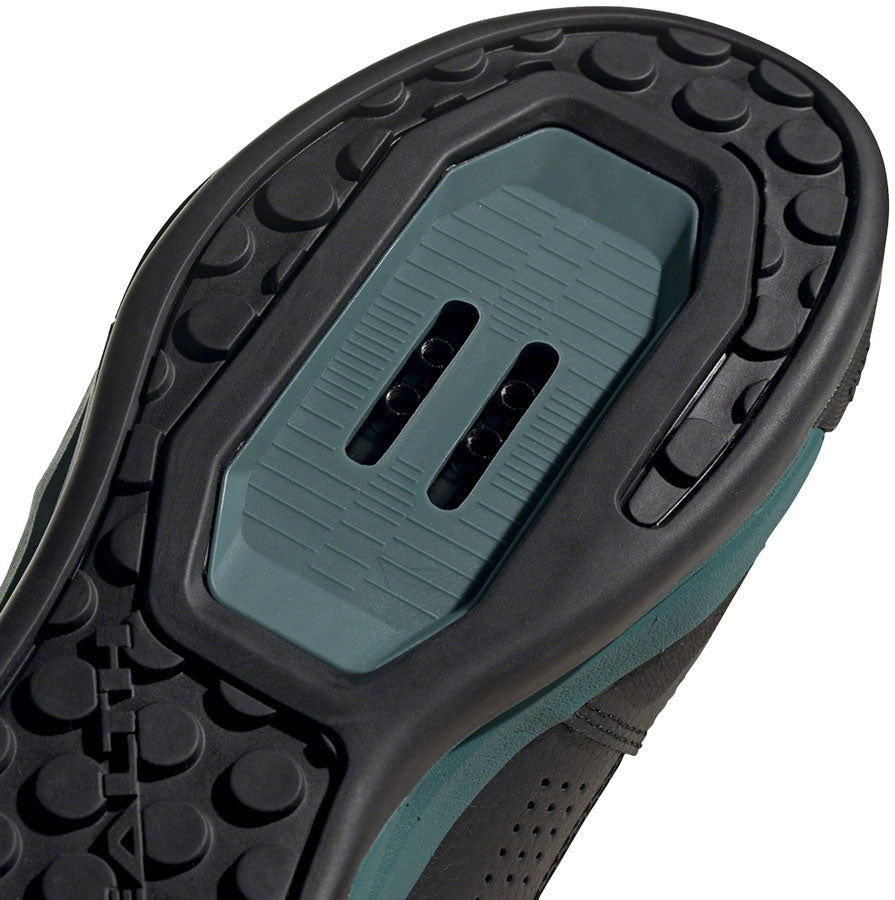 Five Ten Hellcat Clipless Shoe - Women's, Core Black / Crystal White / Hazy Emerald