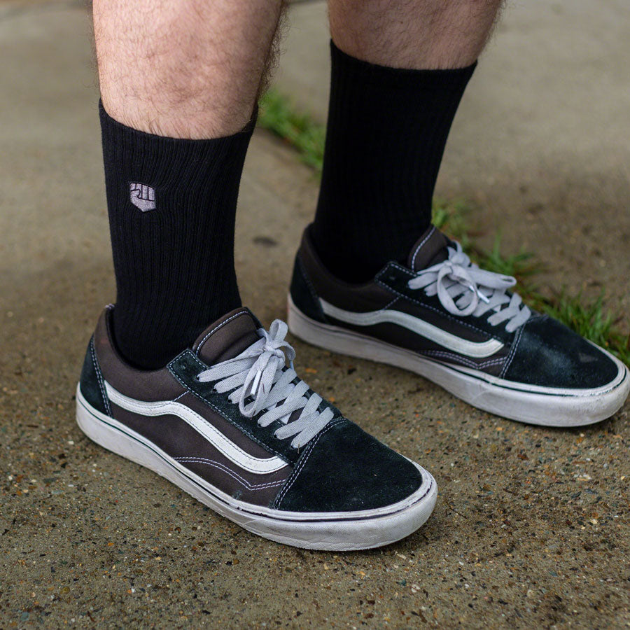 Fist Handwear Black Crew Sock