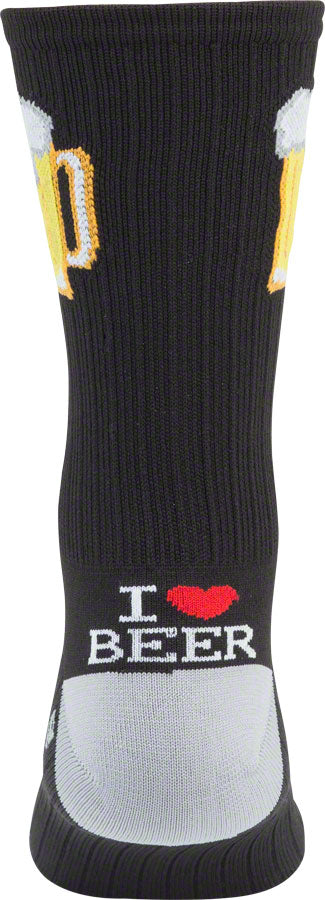 SOCKGUY SGX TALLBOY SOCKS - 6 INCH BLACK SMALL/MEDIUM