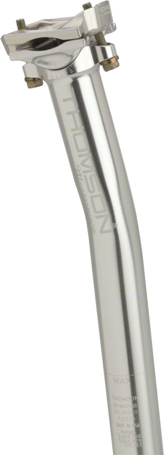 thomson sattelstütze setback Thomson Masterpiece Setback Seatpost: 30.9 x 350mm Silver – Incycle Bicycles