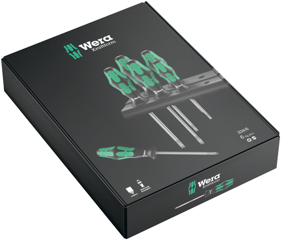 Wera 334/6 Rack Screwdriver Set
