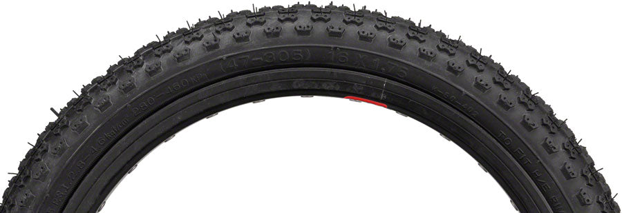 Kenda K50 BMX Tire 16"x1.75" Blk