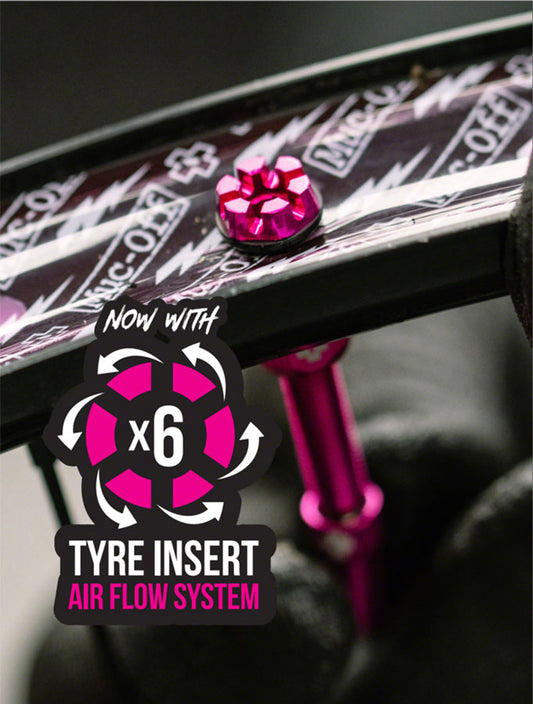 Muc Off V2 Tubeless Valve Kit Orange Pair