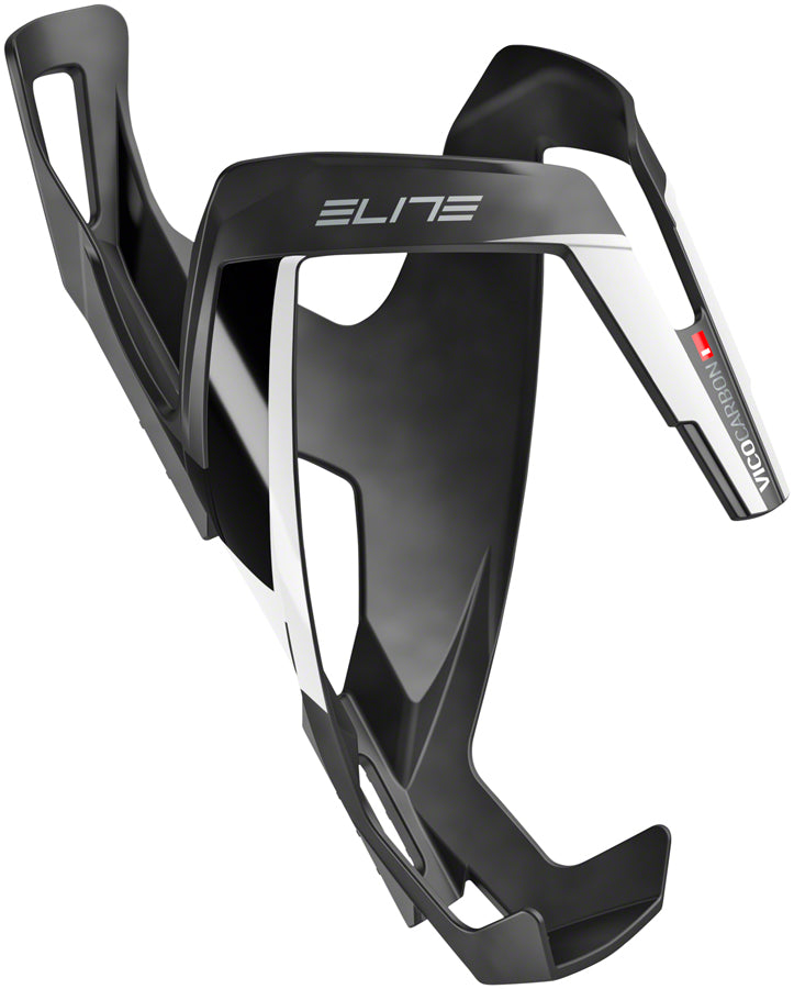 Elite Vico Carbon Water Bottle Cage MatBlk/Wht