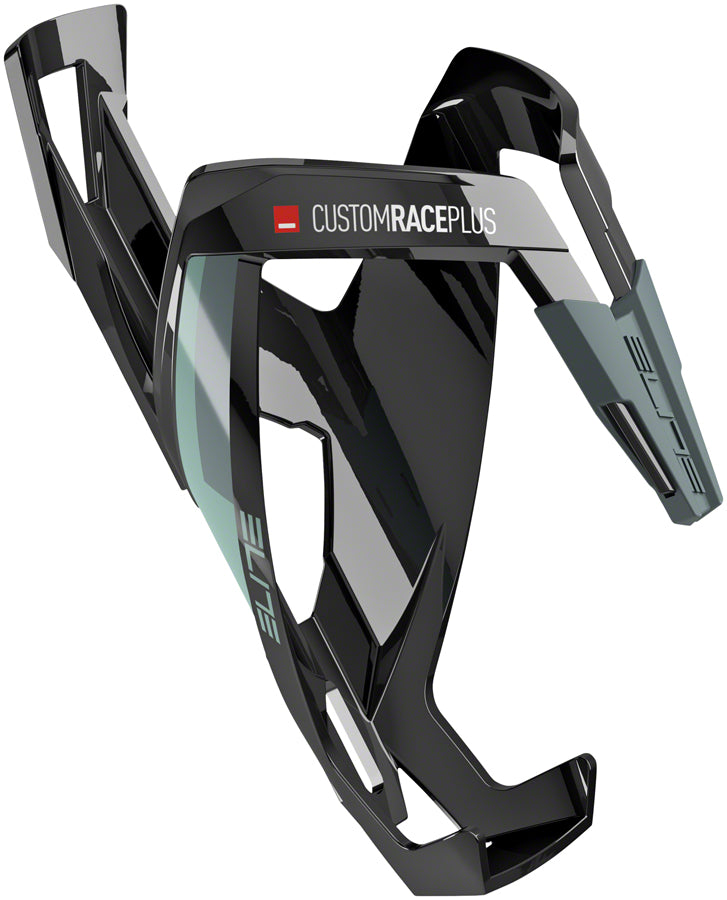 Elite Custom Race Plus Water Bottle Cage Glossy Blk/Grn