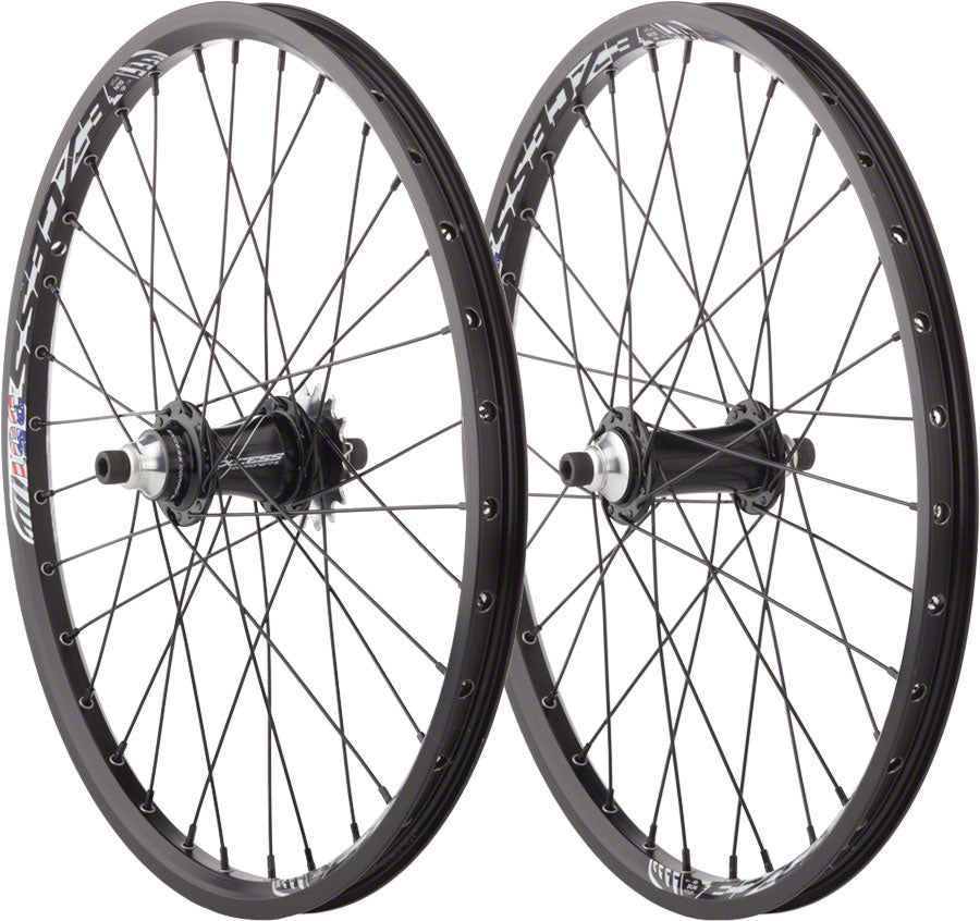 Excess Pro Lite 20 x 1.5" Black Cassette Wheelset