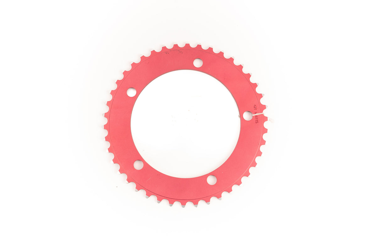 Sugino Messenger 42T Chainring 1 8 Red 2 - Red