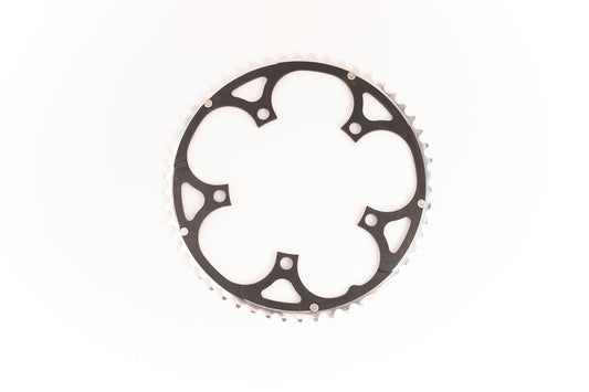 Origin8 Chainring Ramped 54T Blk Sil 1 - Black / Silver