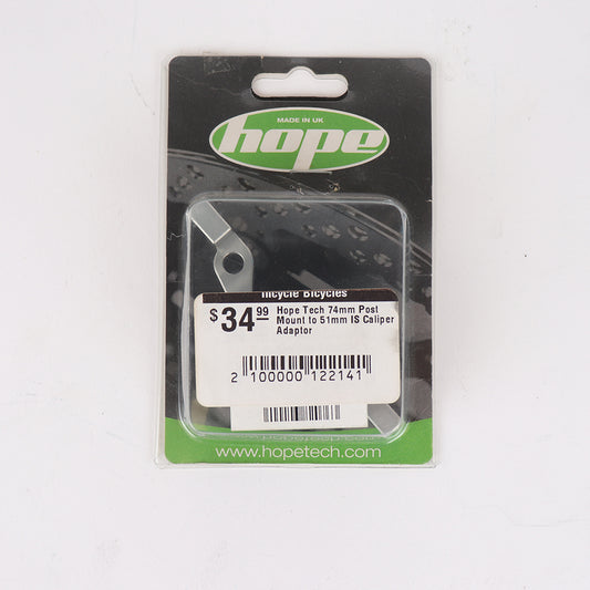 Hope Tech Post Mount To Is Caliper Adaptor