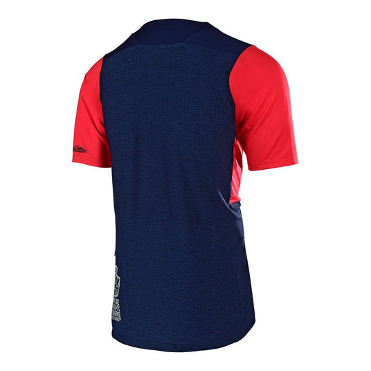 TROY LEE DESIGNS Troy Lee Skyline Jersey Checkers Navy/Red - Red / Navy
