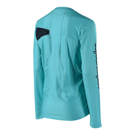 Troy Lee Skyline LS Jersey Wmns Aqua LG