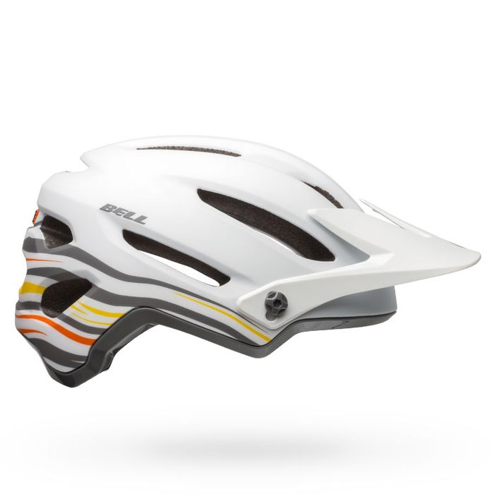 bell 4forty mips-equipped helmet Bell 4Forty MIPS M/G Helmet Wht/Org LG – Incycle Bicycles
