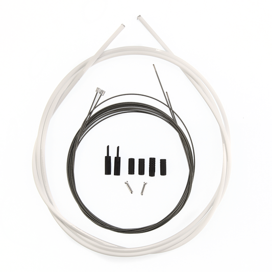 Shimano Road Optislick Derailleur Cable Housing Set Wht - White