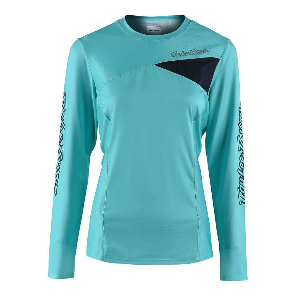 Troy Lee Skyline LS Jersey Wmns Aqua XL