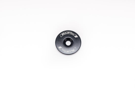 FSA Headset Top Cap 1-1/8" Alloy Black w/opkge