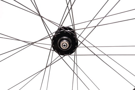 Mach1 540 DHG Front 6Bolt Disc/Rim brake QR 700c Wheel Blk