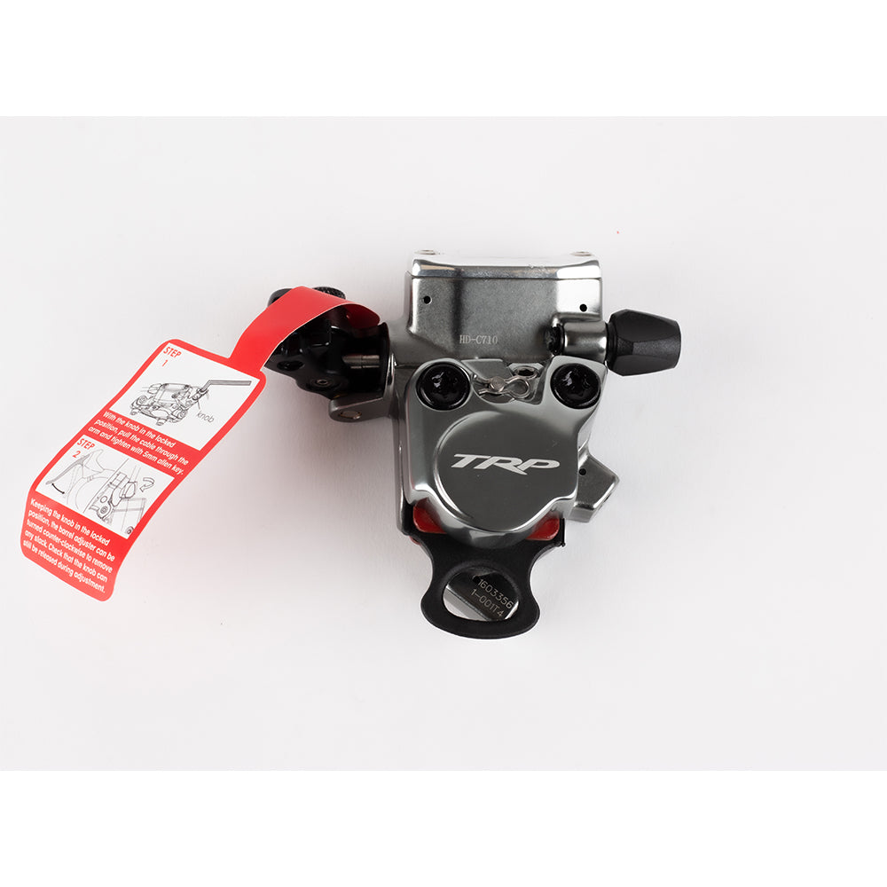 TEKTRO HY/RD FLAT MOUNT CALIPER HI POLISH GRY