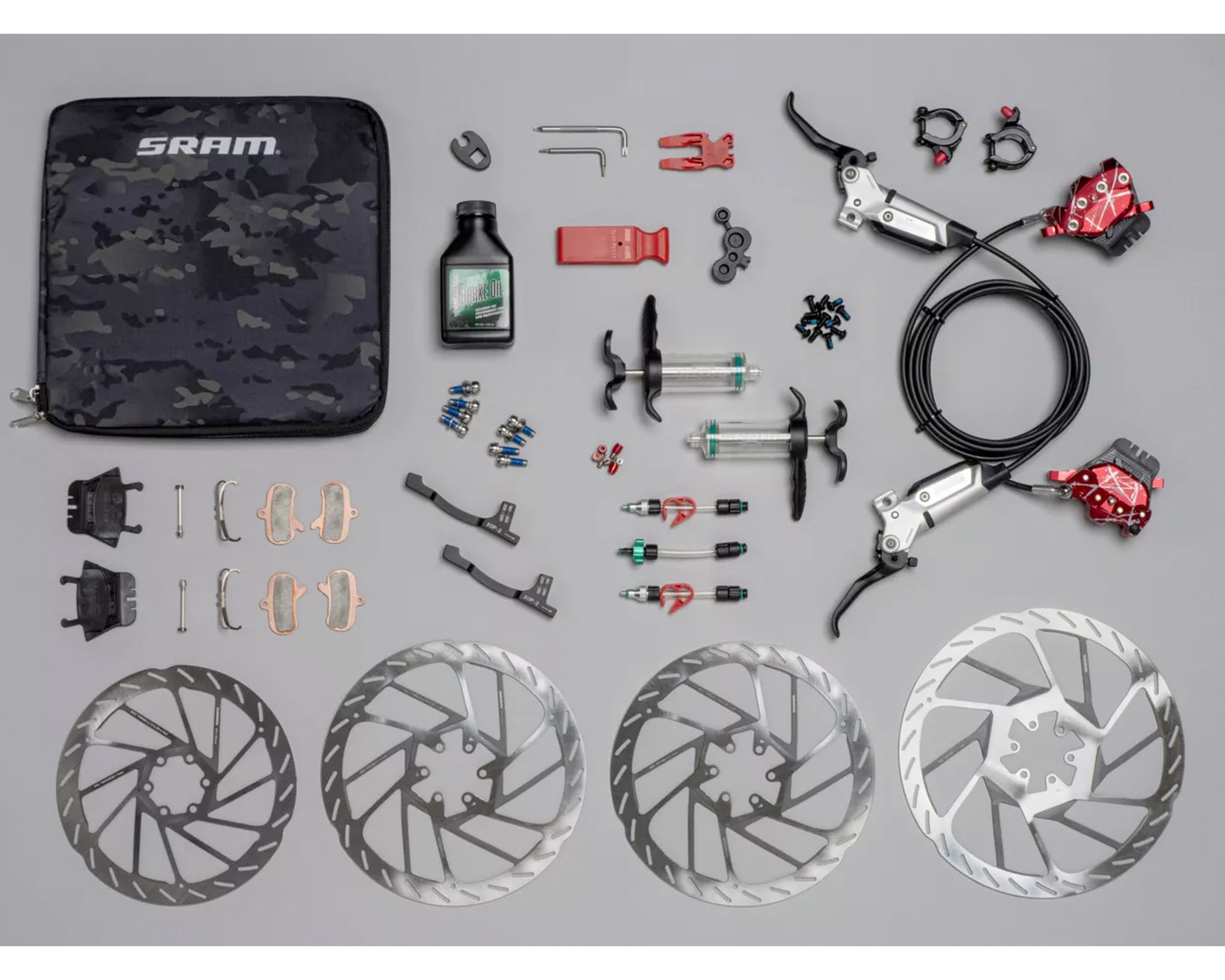 Kit de freno de disco hidráulico Sram Maven ultimate expert Teal - Splatter Kit de freno de disco hidráulico Sram Maven ultimate expert Teal - Splatter