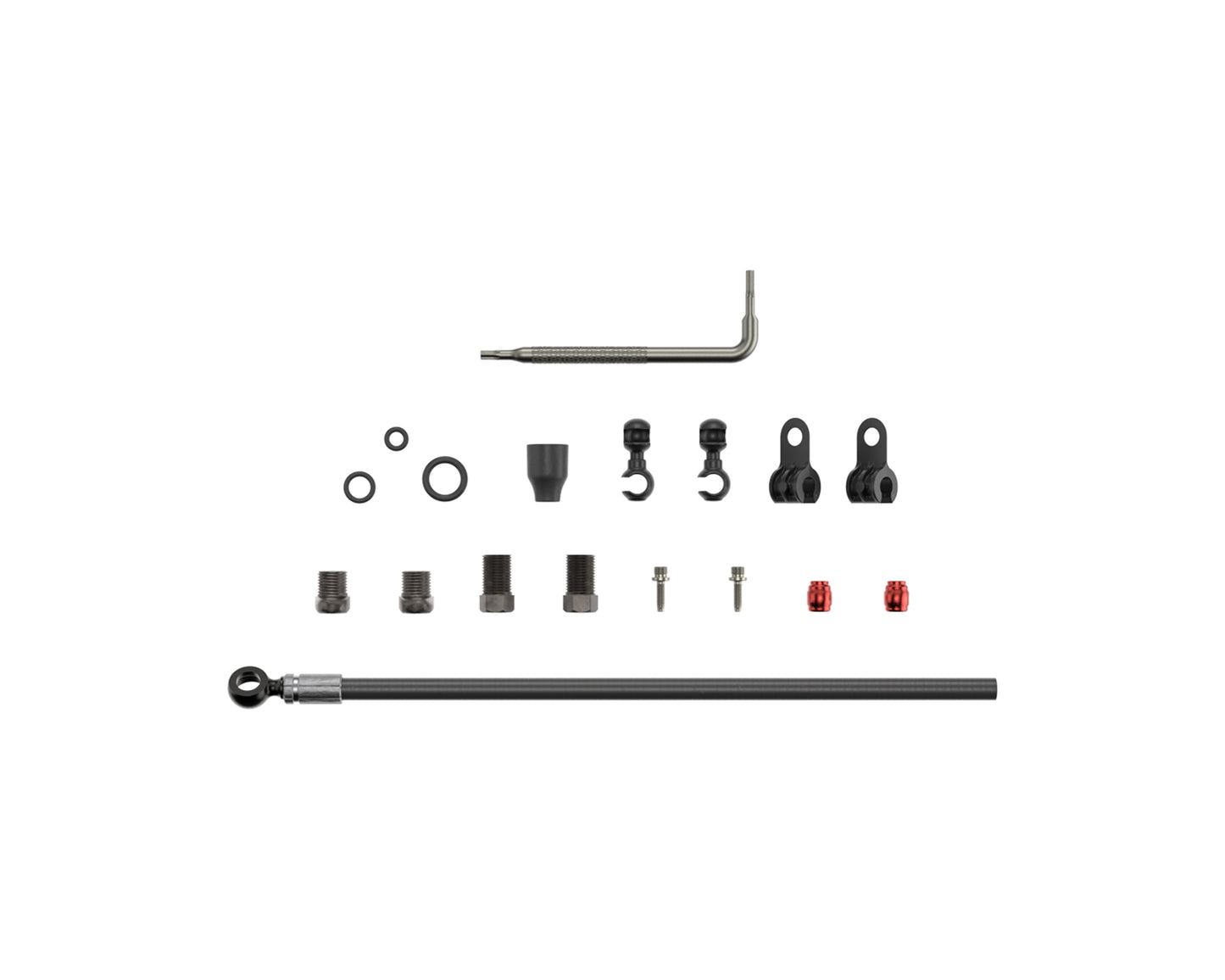 SRAM Disc Brake Hose Kit - Black Banjo 2000mm