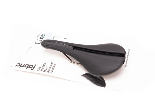 Fabric Line Shallow Saddle Blk 134mm width