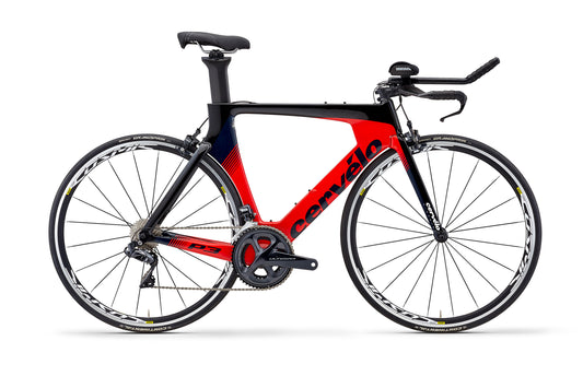 2020 Cervelo P3 Rim Ultegra Di2 Black/Red/Navy