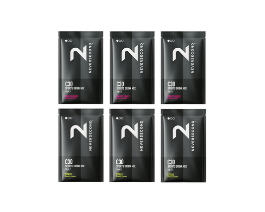 Neversecond C30 Sports Drink Mix 6 Pack - Citrus / Forest Berry