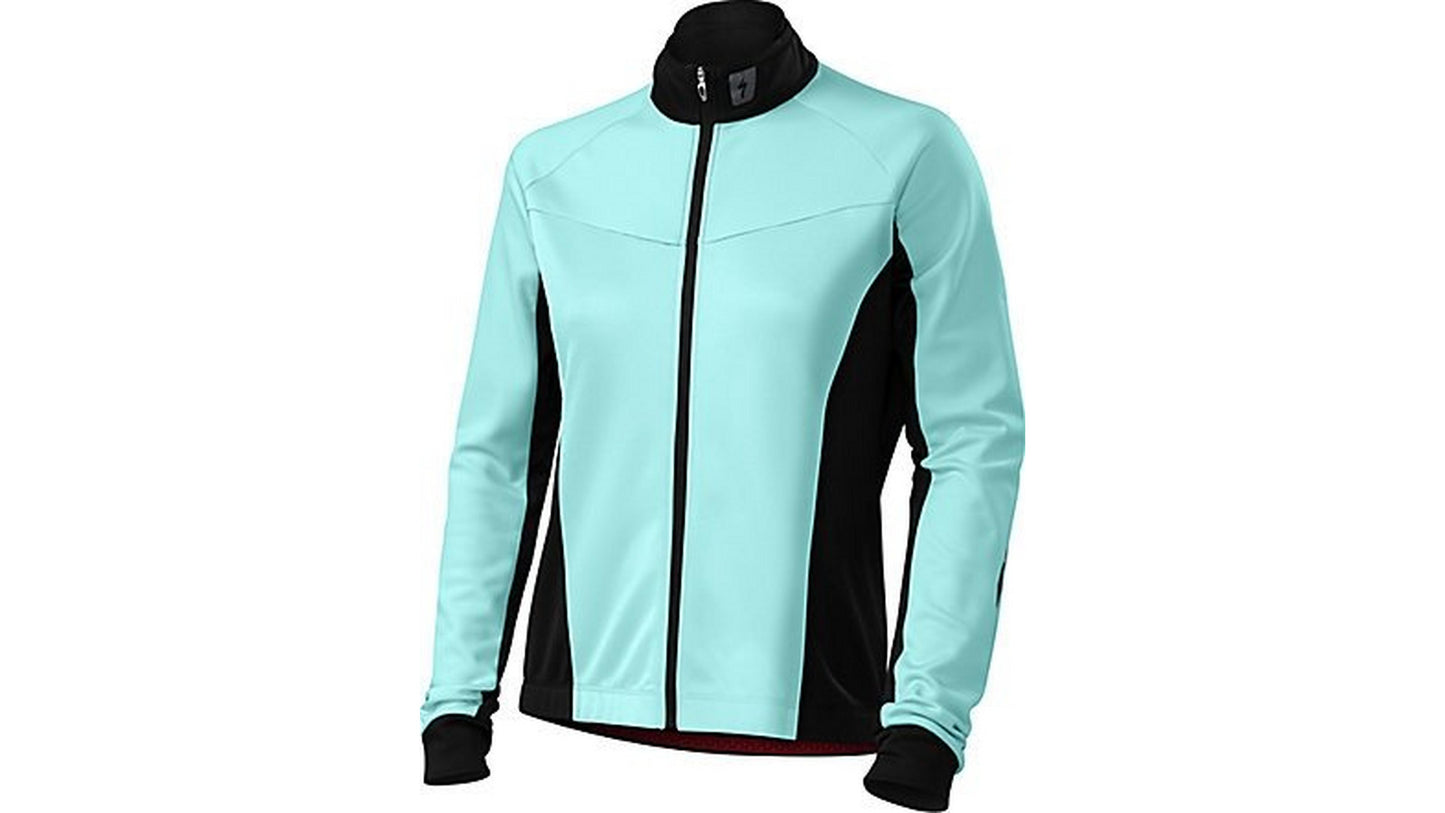 Specialized Women's Therminal™ Long Sleeve Jersey - Light Teal / Black S