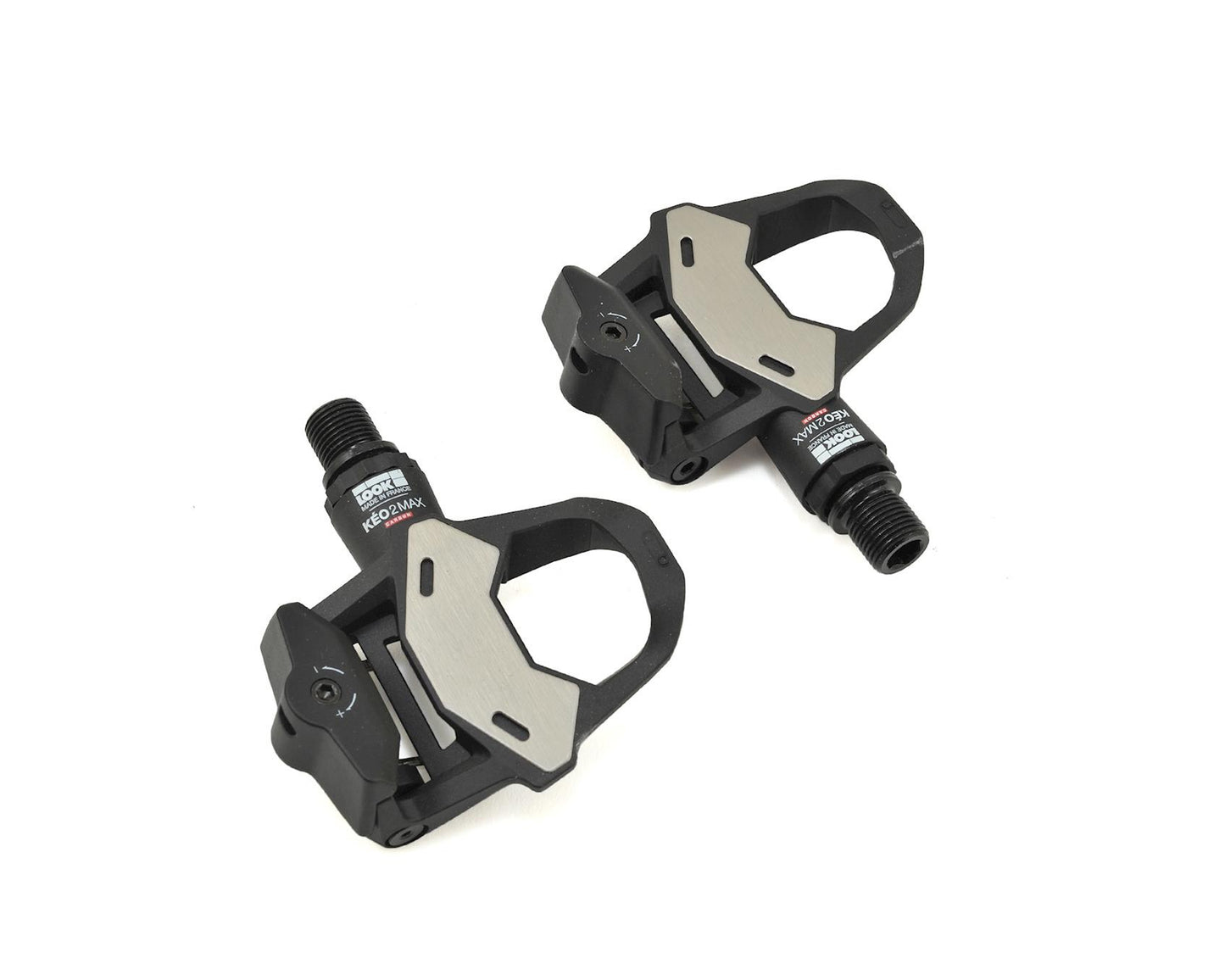 LOOK KEO 2 MAX CARBON PEDALS - SINGLE SIDED CLIPLESS CHROMOLY 9/16 BLACK