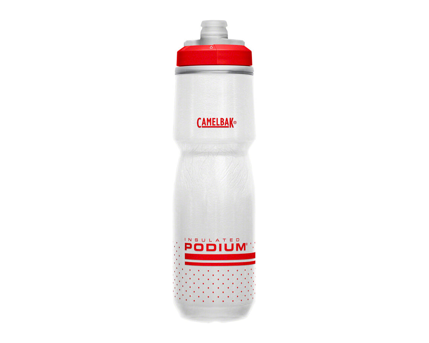 Camelbak Podium Chill 24oz - Fiery Red/White