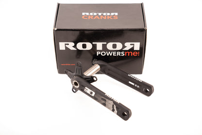 Rotor 3D Crankset Steel Road 172.5 BCD 110x5 Blk/Blk
